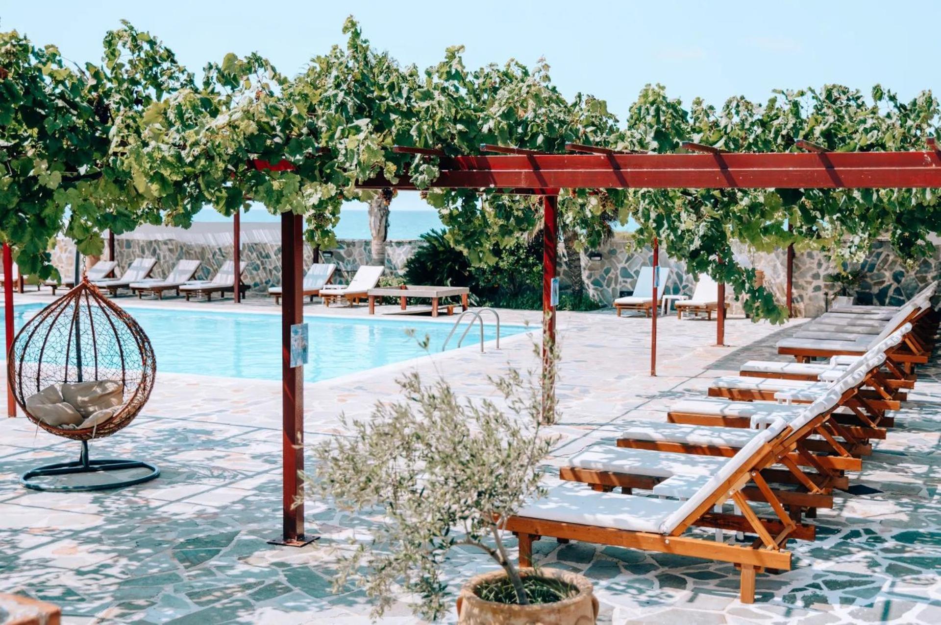 Poseidon Beach Hotel Kastrosikiá Exterior foto